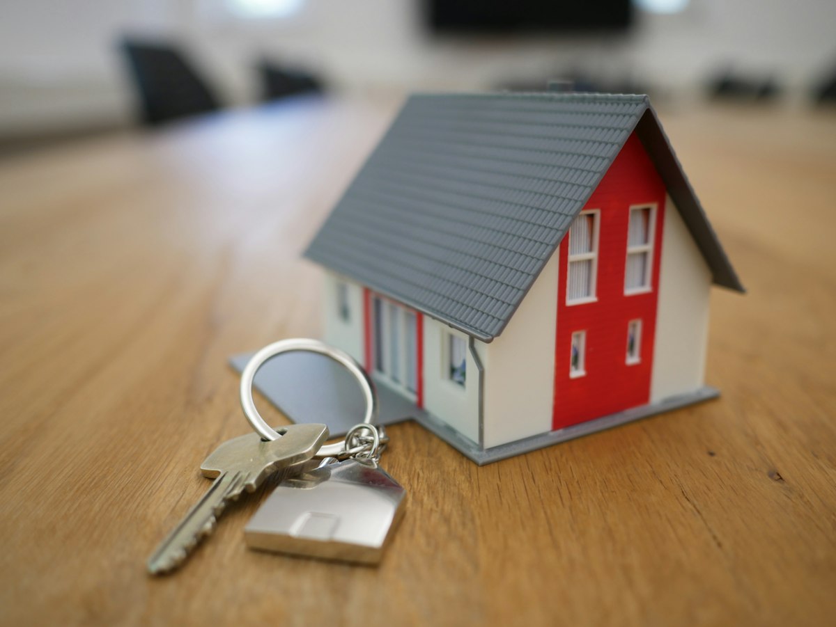 Modern family home protected by a home warranty plan